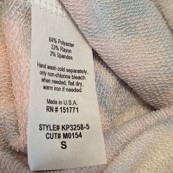 Le Lis tie dye super soft colorful jogger pants size S nwt - Picture 6 of 7